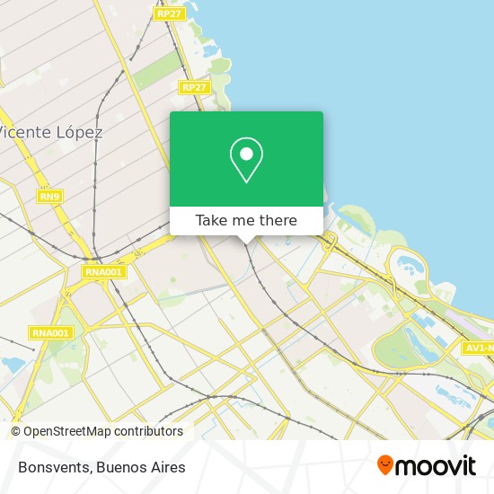 Bonsvents map