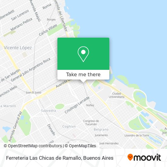 Ferreteria Las Chicas de Ramallo map