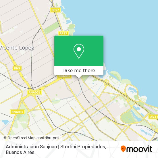 Administración Sanjuan | Stortini Propiedades map