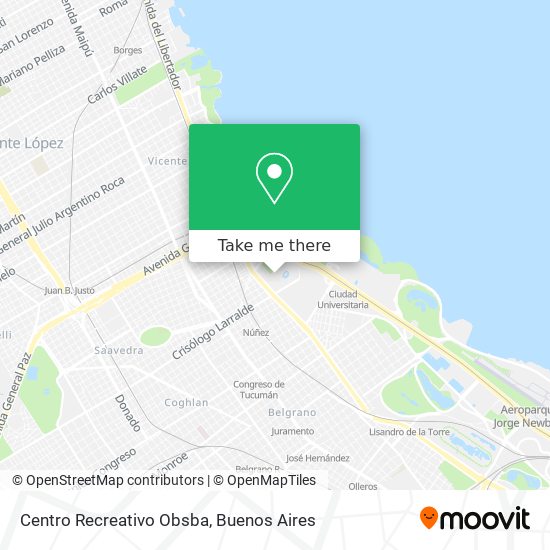 Centro Recreativo Obsba map