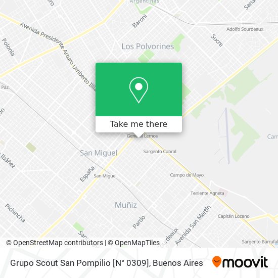 Grupo Scout San Pompilio [N° 0309] map