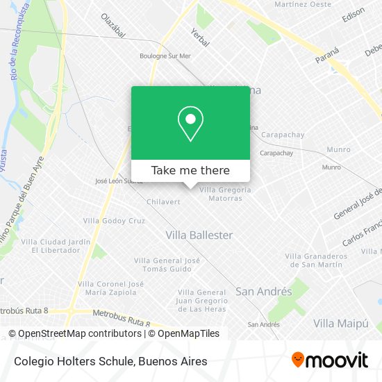 Mapa de Colegio Holters Schule