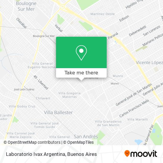 Laboratorio Ivax Argentina map