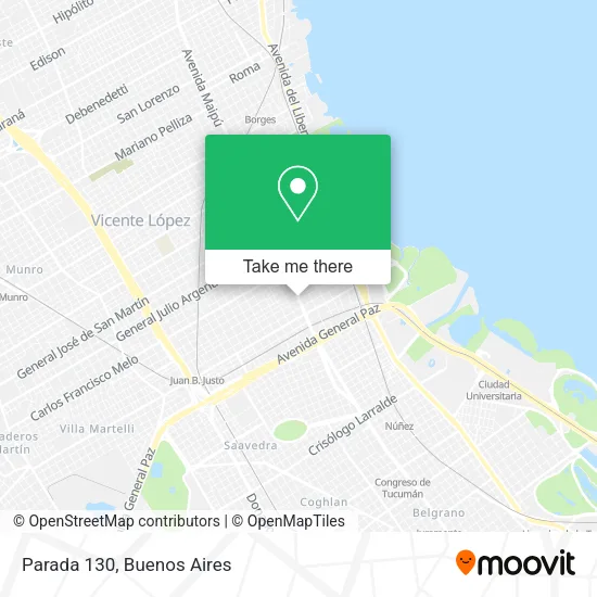 Parada 130 map