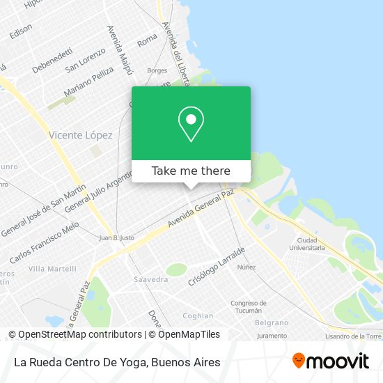 La Rueda Centro De Yoga map