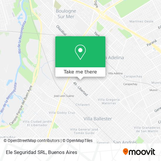 Mapa de Ele Seguridad SRL