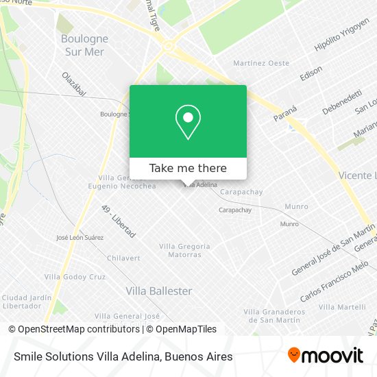 Smile Solutions Villa Adelina map