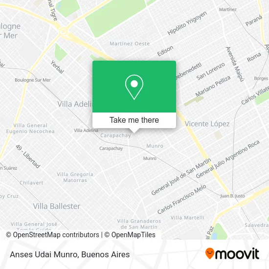 Mapa de Anses Udai Munro