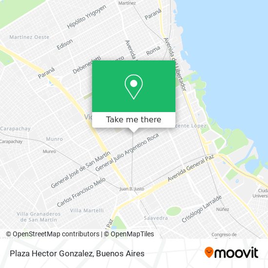 Plaza Hector Gonzalez map