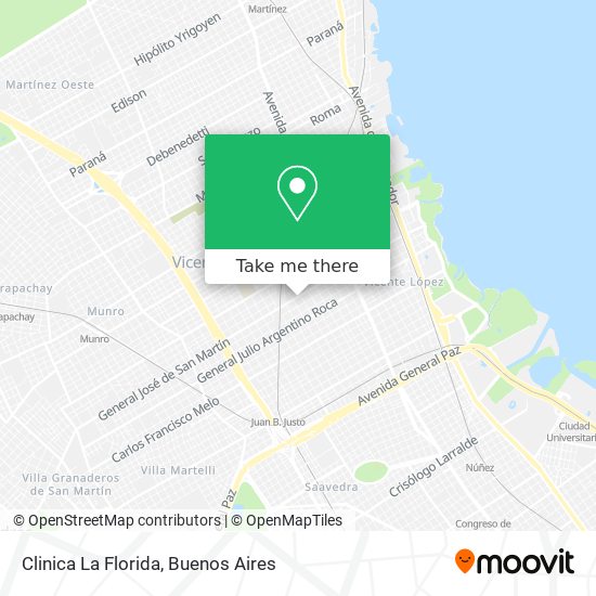Clinica La Florida map