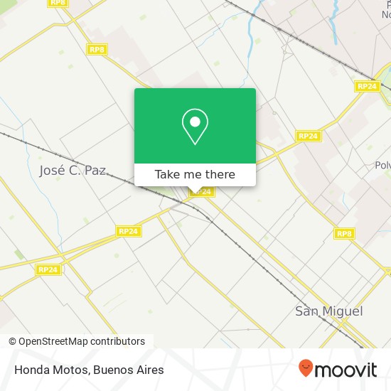 Honda Motos map