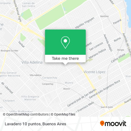 Lavadero 10 puntos map