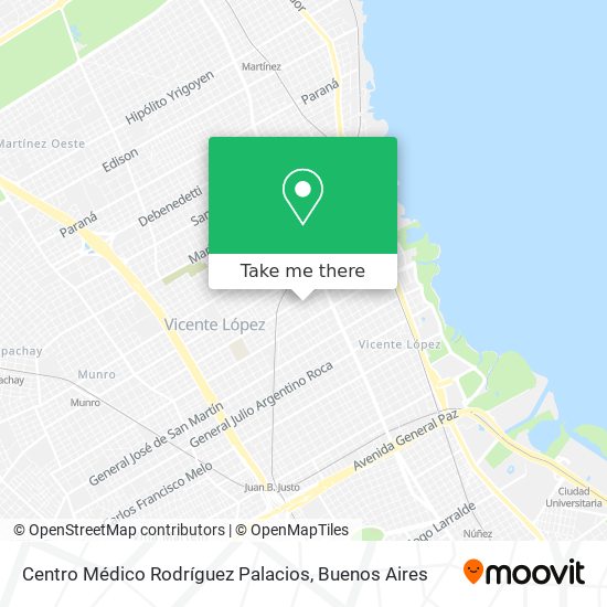 Centro Médico Rodríguez Palacios map