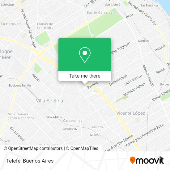 Mapa de Telefé
