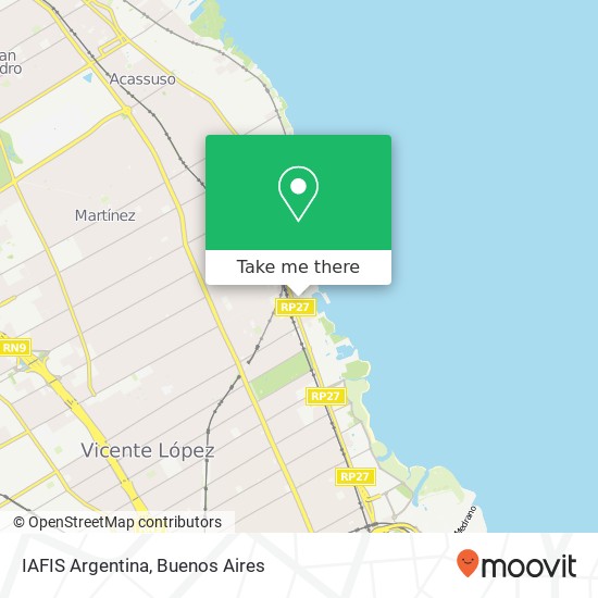 IAFIS Argentina map