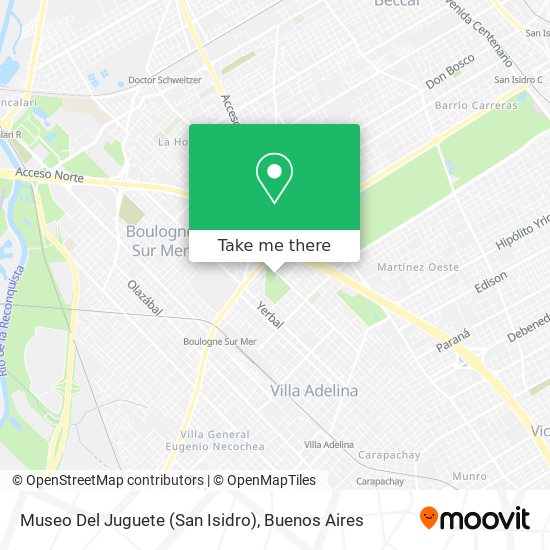 Museo Del Juguete (San Isidro) map