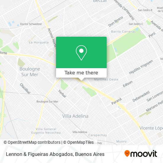 Lennon & Figueiras Abogados map