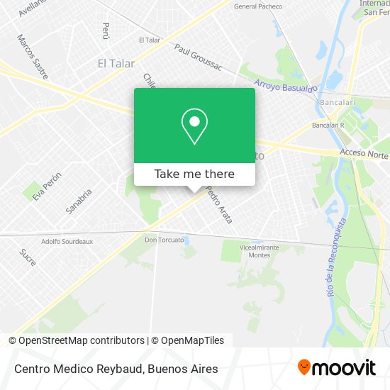 Mapa de Centro Medico Reybaud