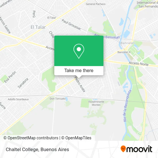Mapa de Chaltel College