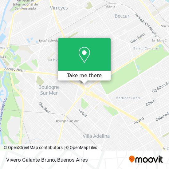 Vivero Galante Bruno map