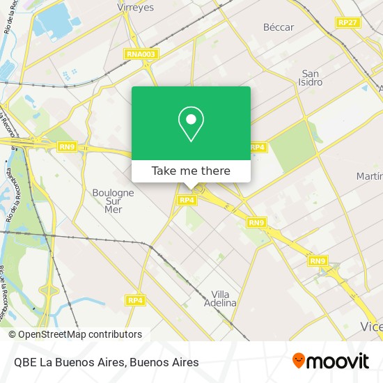 Mapa de QBE La Buenos Aires