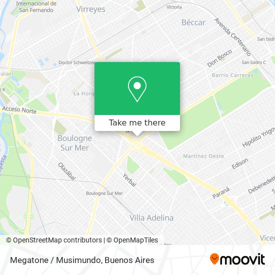 Mapa de Megatone / Musimundo
