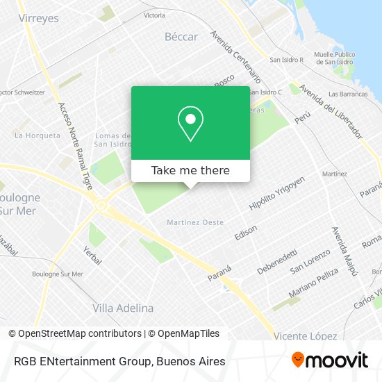RGB ENtertainment Group map