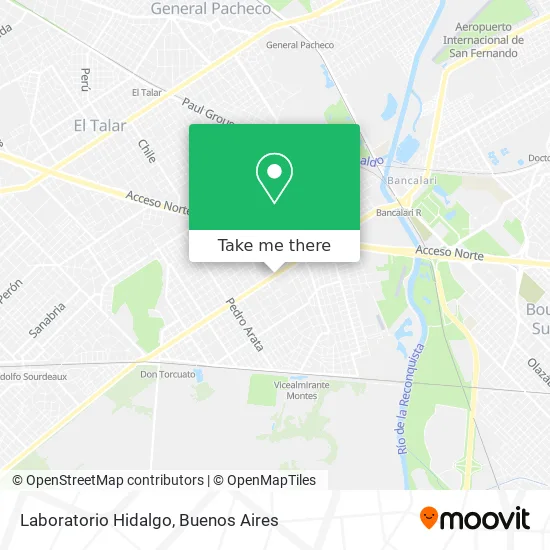 Mapa de Laboratorio Hidalgo
