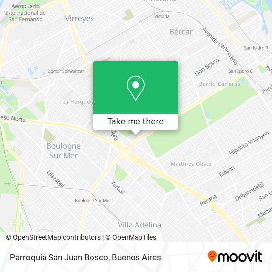 Parroquia San Juan Bosco map