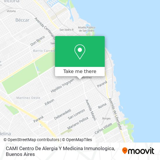 CAMI Centro De Alergia Y Medicina Inmunologica map