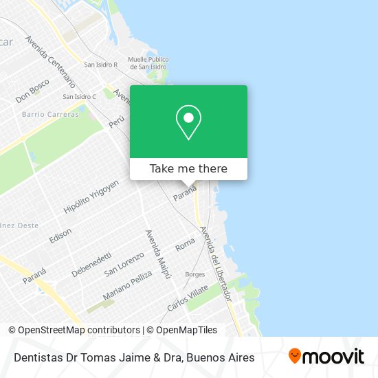 Mapa de Dentistas Dr Tomas Jaime & Dra