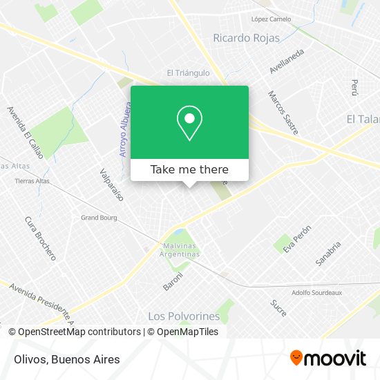 Olivos map