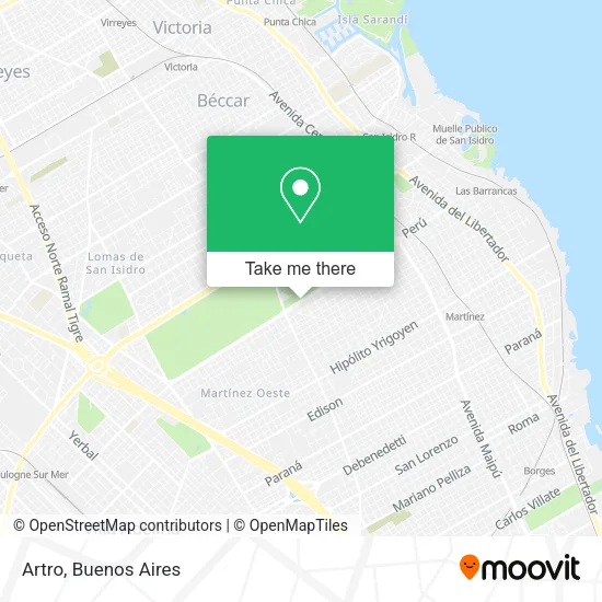 Mapa de Artro
