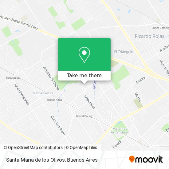 Santa Maria de los Olivos map