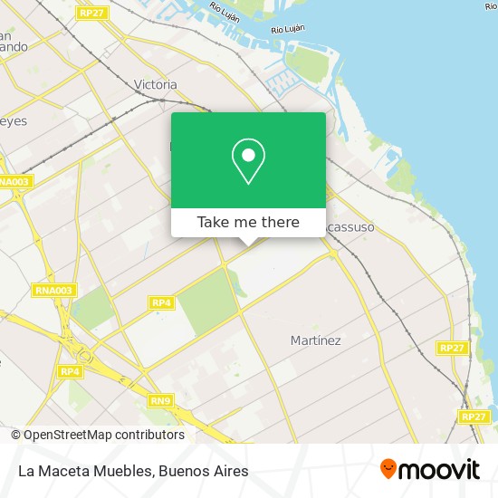 La Maceta Muebles map