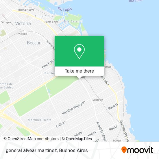 general alvear martinez map