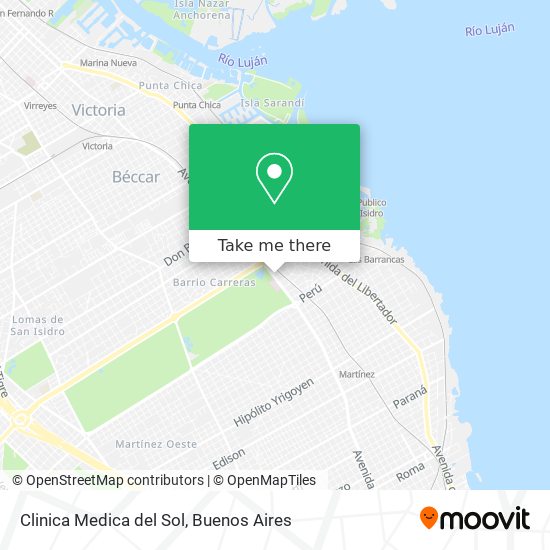 Clinica Medica del Sol map