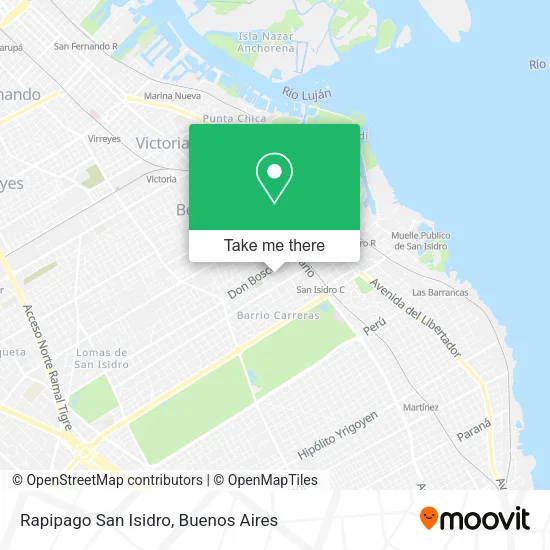Rapipago San Isidro map