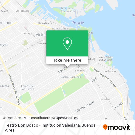 Teatro Don Bosco - Institución Salesiana map