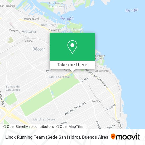 Linck Running Team (Sede San Isidro) map