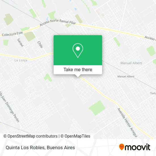 Mapa de Quinta Los Robles