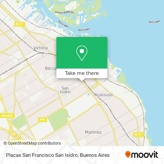 Mapa de Placas San Francisco San Isidro