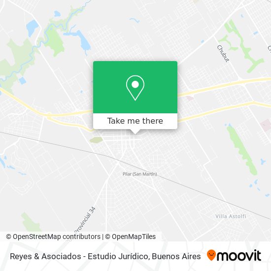 Reyes & Asociados - Estudio Jurídico map