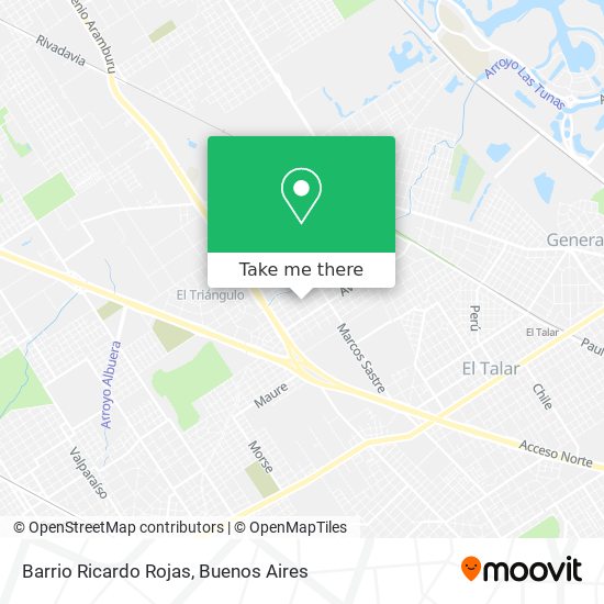 Barrio Ricardo Rojas map