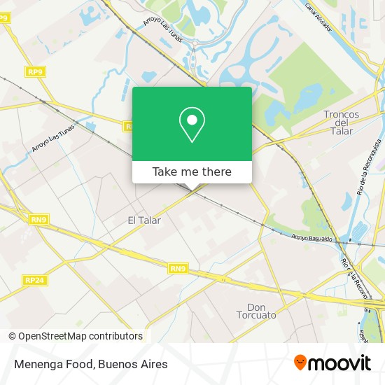 Menenga Food map