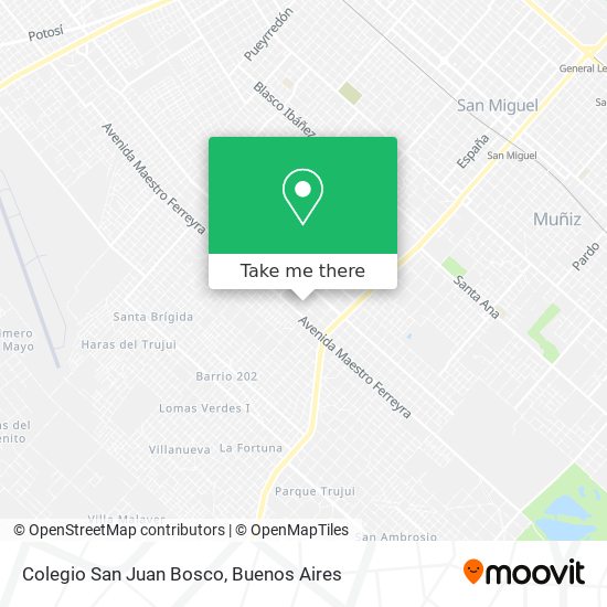 Colegio San Juan Bosco map