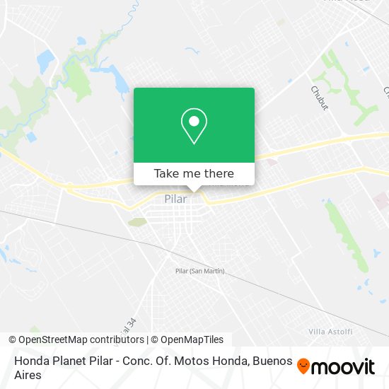 Honda Planet Pilar - Conc. Of. Motos Honda map