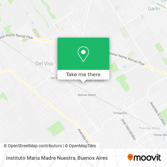 Instituto Maria Madre Nuestra map