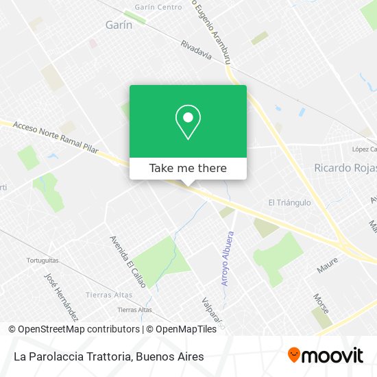 La Parolaccia Trattoria map