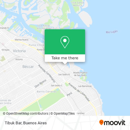 Mapa de Tibuk Bar